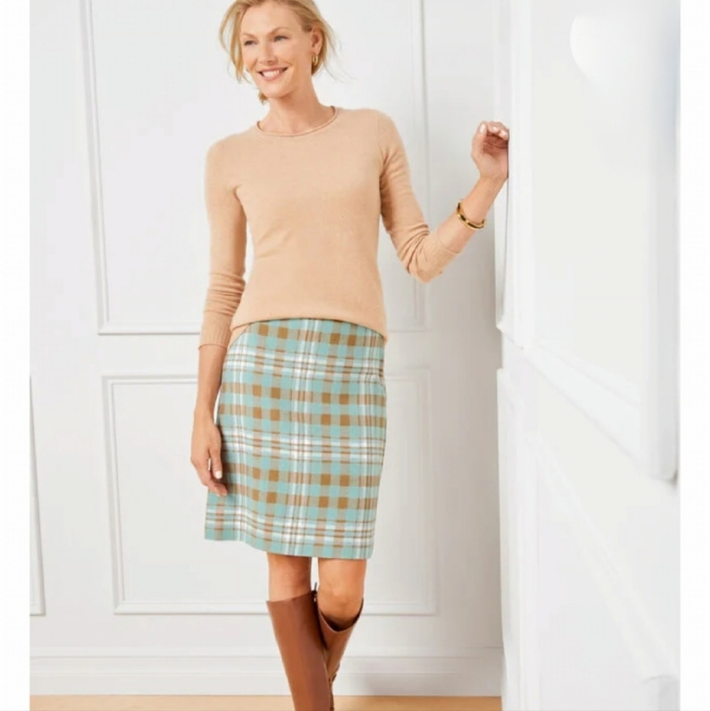 Talbot's Classic Tartan Skirt - Picture 1 of 7